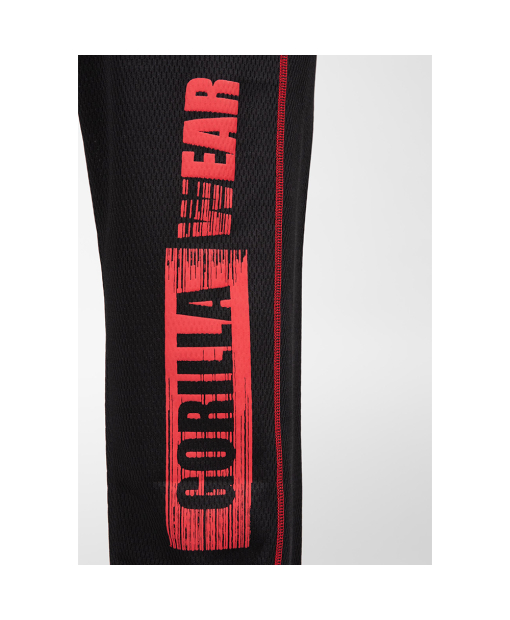 Wallace Mesh Pants - Black/Red