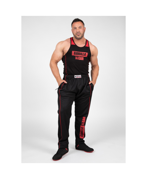 Wallace Mesh Pants - Black/Red