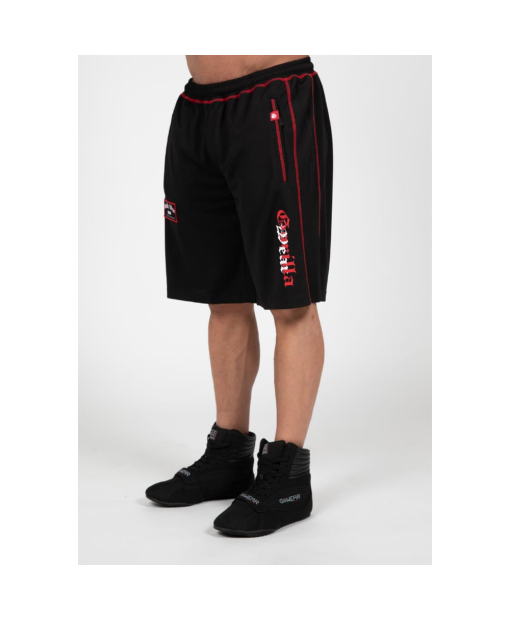Marlow Mesh Shorts Black/Red