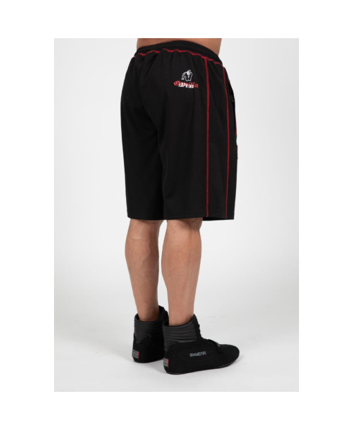 Marlow Mesh Shorts Black/Red6
