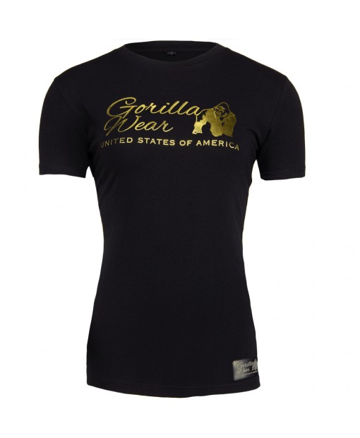 Luka T-shirt Black/Gold