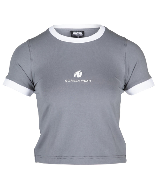 New Orleans Cropped T-Shirt Gray