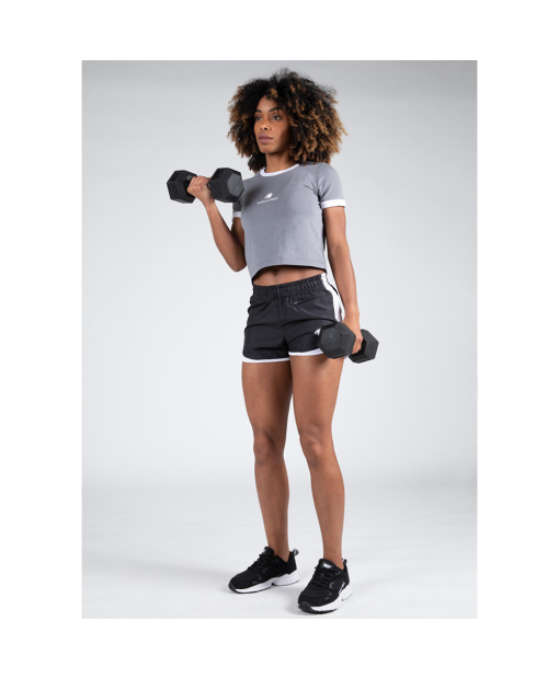 New Orleans Cropped T-Shirt Gray