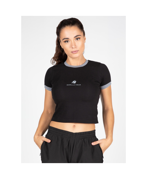 New Orleans Cropped T-Shirt Black