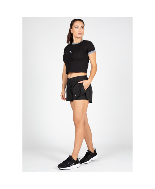 New Orleans Cropped T-Shirt Black