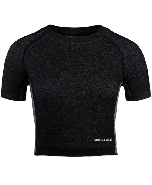 Selah Seamless Crop Top Black