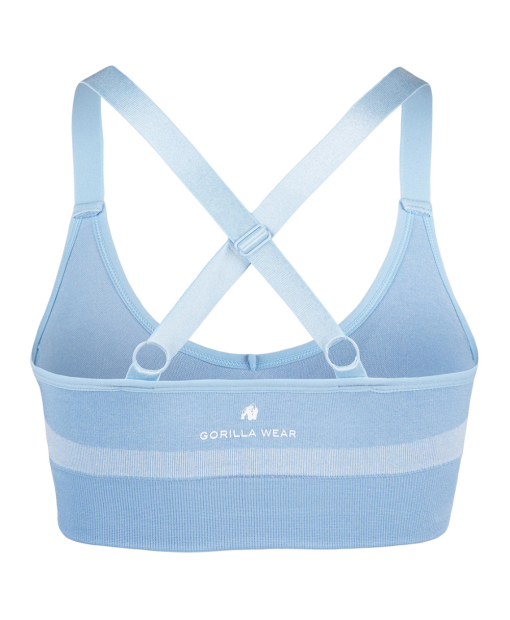 Selah Seamless Sports Bra Light Blue