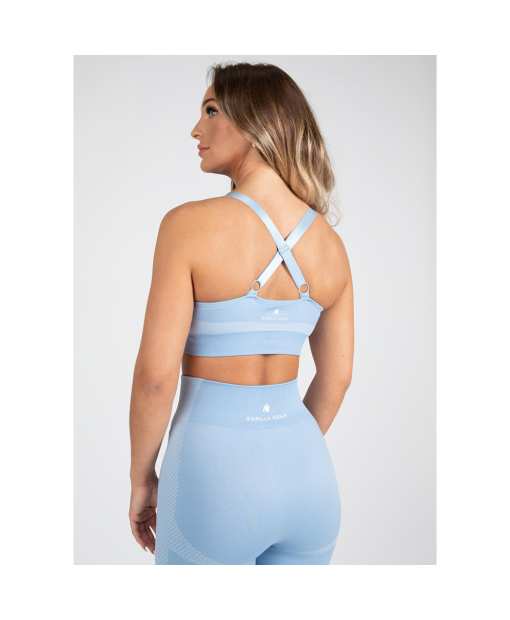 Selah Seamless Sports Bra Light Blue