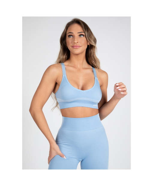 Selah Seamless Sports Bra Light Blue