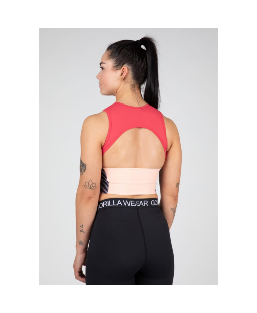 Топ Zion Crop Top Red3