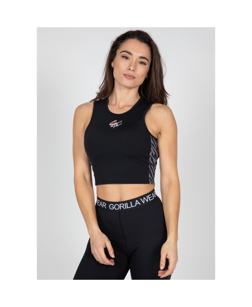 Zion Crop Top  Black