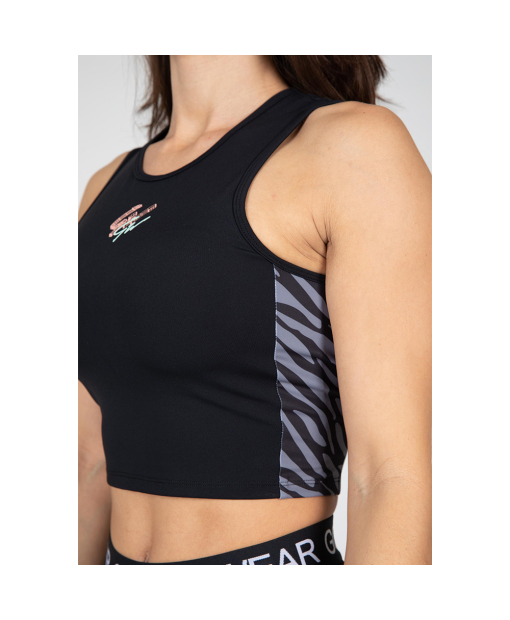 Zion Crop Top  Black