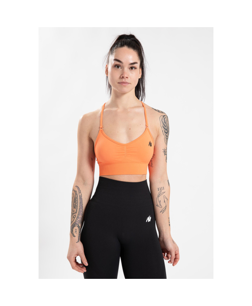 Olivia Seamless Sports Bra Peach