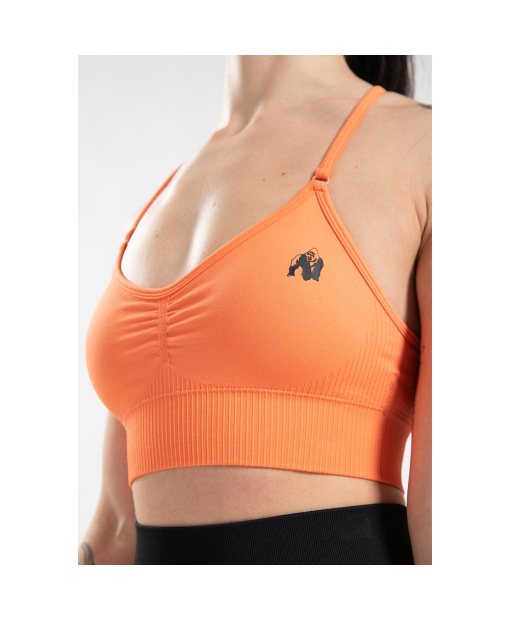 Olivia Seamless Sports Bra Peach