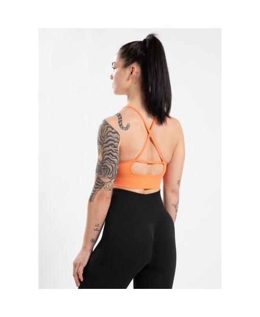 Olivia Seamless Sports Bra Peach