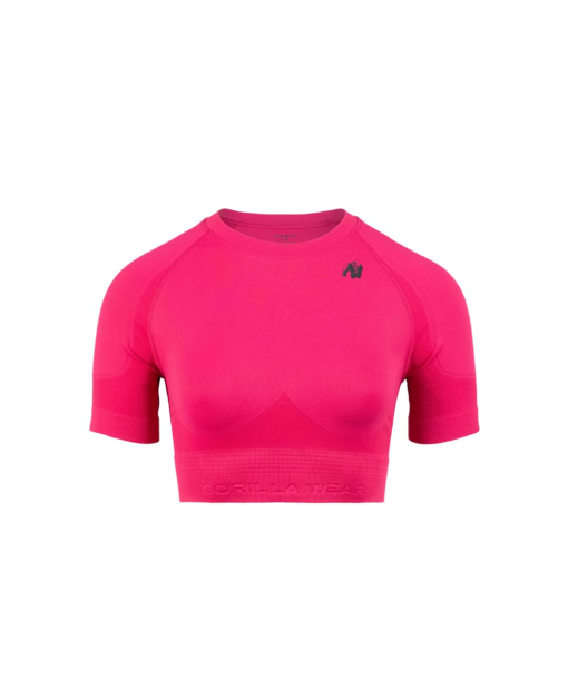 Топ Whitney Seamless Crop Top Pink2
