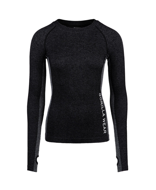 Selah Seamless Long Sleeve Black