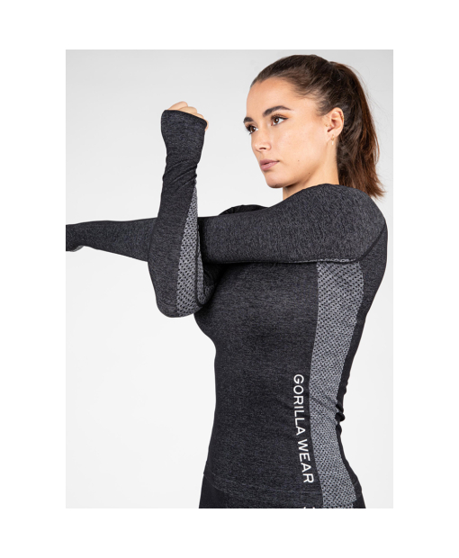 Selah Seamless Long Sleeve Black
