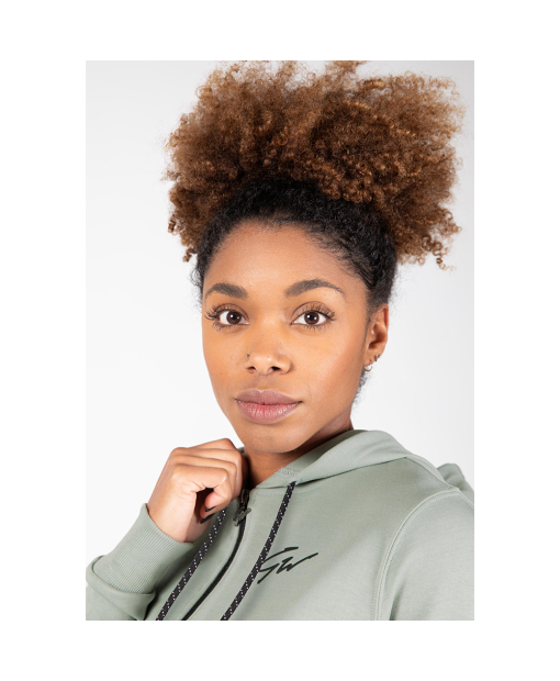 Pixley Zipped Hoodie Light Green