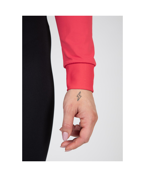 Zion Cropped Hoodie Red