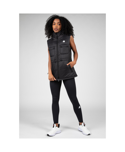 Lucia Puffer Vest Black