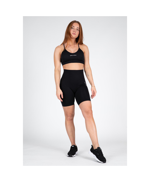 Quincy Seamless Cycling Shorts Black 