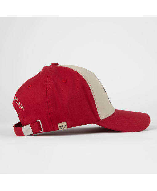 Buckley Cap - Red/Beige