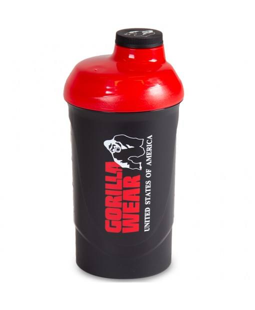 Gorilla Wear Wave Shaker 600ML - BlackRed