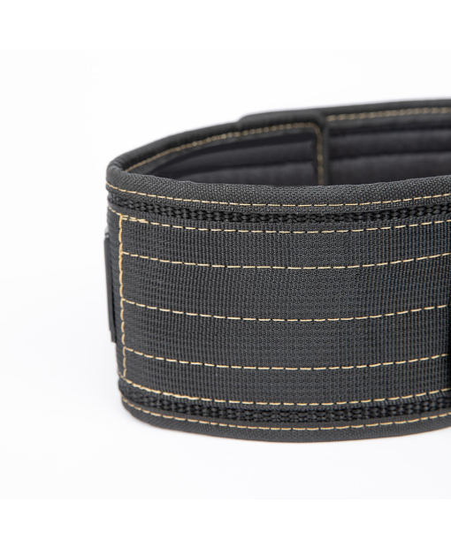 Gorilla Wear 4 Inch Nylon Lifting Belt Black/Gold