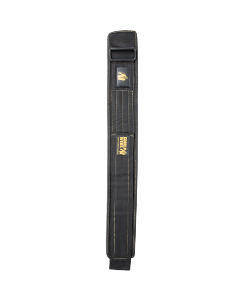 Gorilla Wear 4 Inch Nylon Lifting Belt Black/Gold