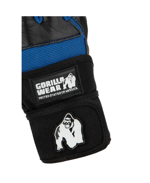 Dallas Wrist Wrap Gloves Black/Blue
