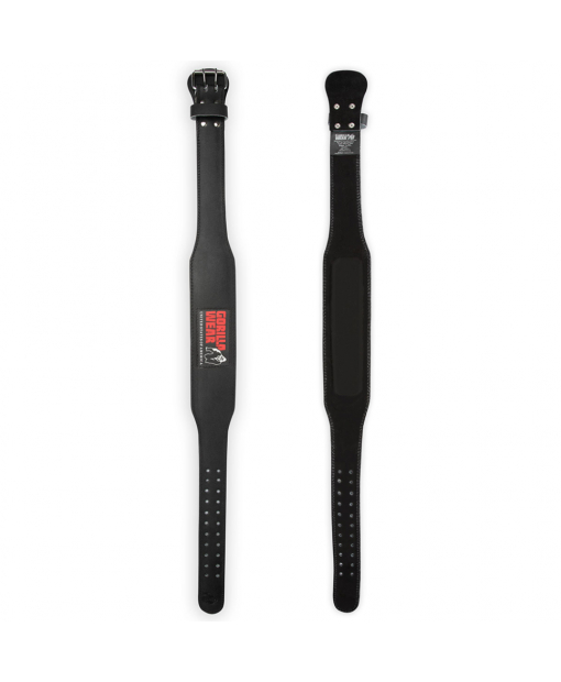 Gorilla Wear 4 Inch Padded Leather Lifting Belt