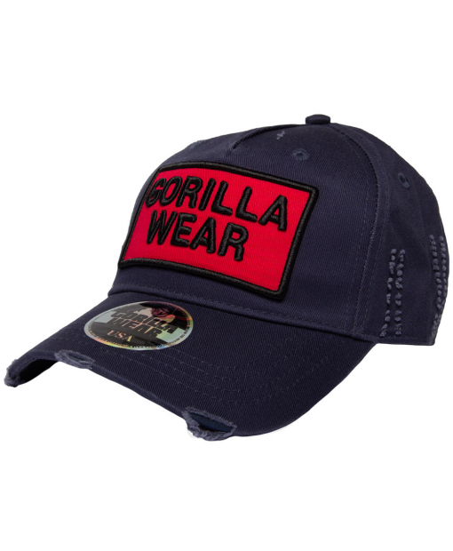 Harrison Cap Navy Blue/Red