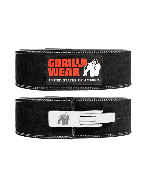 Gorilla Wear 4 Inch Leather Lever Belt