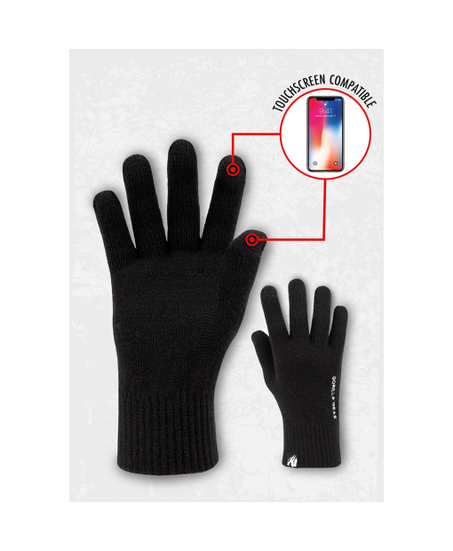 Waco Knitted Gloves Black