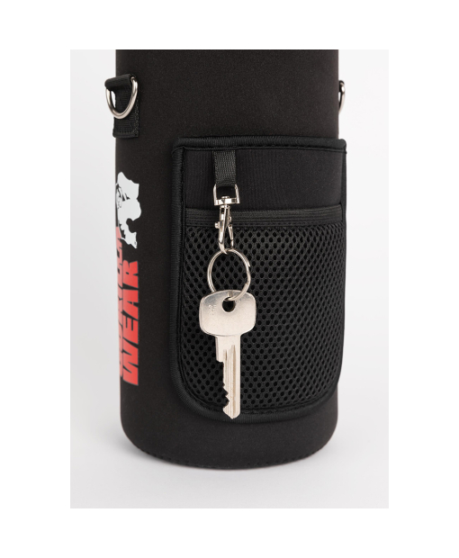 Water Bottle With Sleeve 2L Black