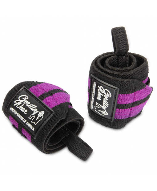 Women's Wrist Wraps Black/Purple
