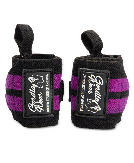Women's Wrist Wraps Black/Purple