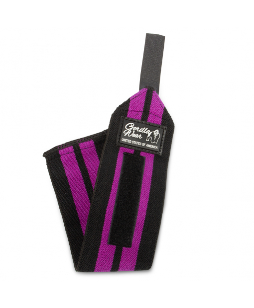 Women's Wrist Wraps Black/Purple