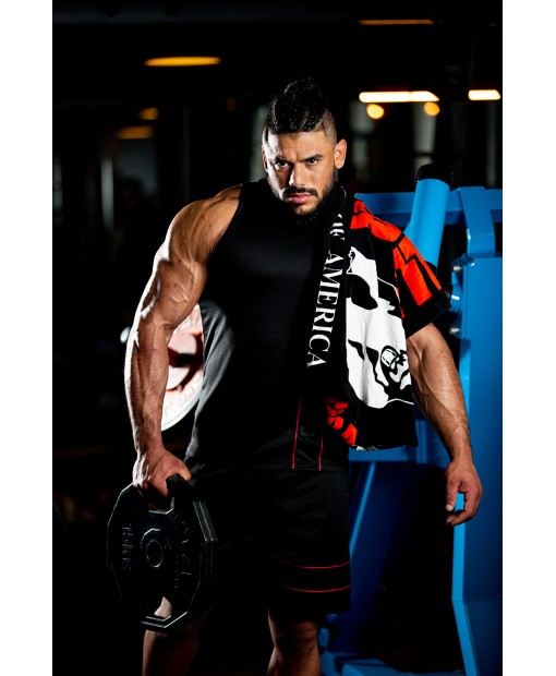 Полотенце Classic Gym Towel Black/Red3