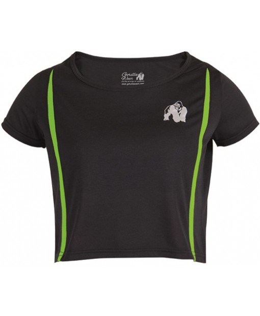 Топ Columbia Crop Top Black/Neon Lime