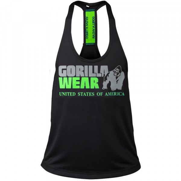 Майка Nashville Tank Top Black/Neon Lime
