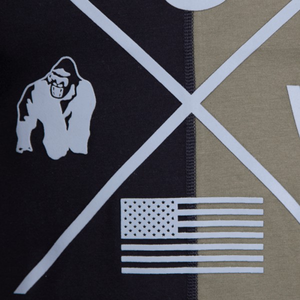 Майка Sterling Stringer Tank Top Black/Army Green