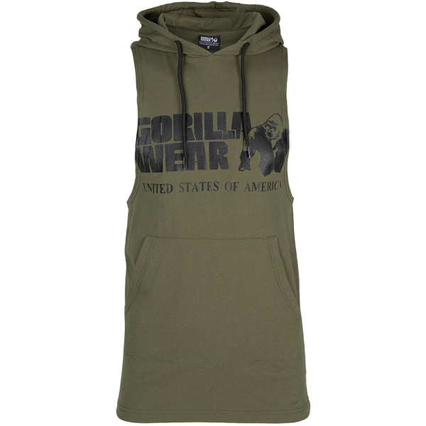 Rogers Hooded Tank Top Army Green