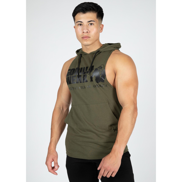 Rogers Hooded Tank Top Army Green