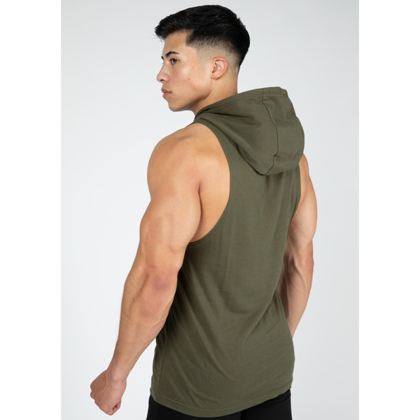Rogers Hooded Tank Top Army Green