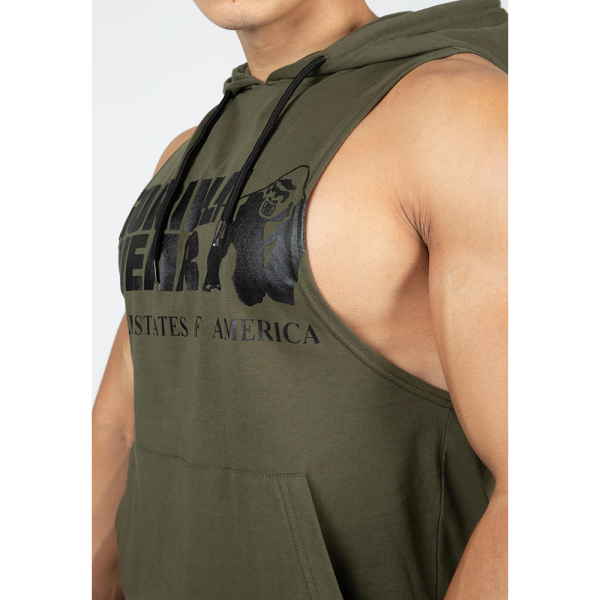Rogers Hooded Tank Top Army Green