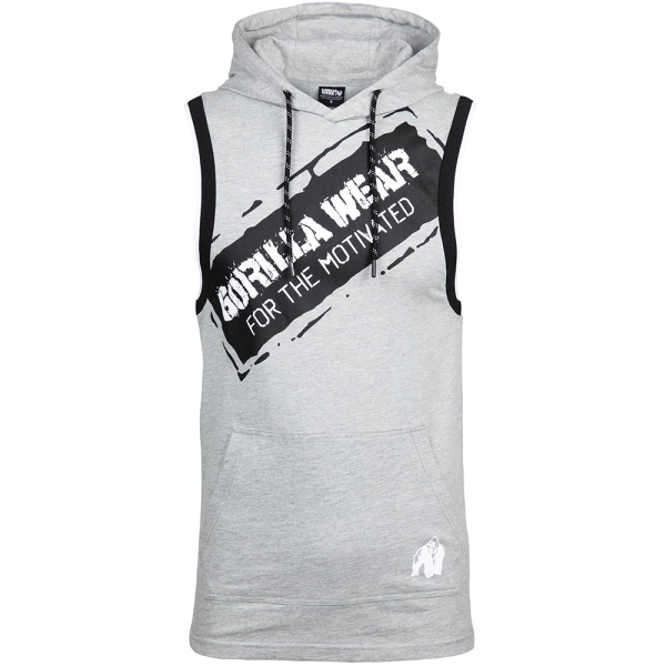 Loretto Hooded Tank Top Gray