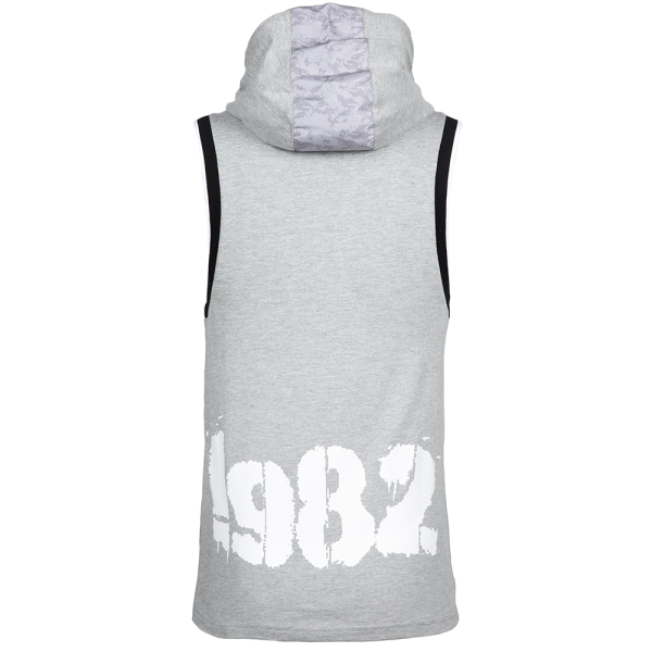 Loretto Hooded Tank Top Gray