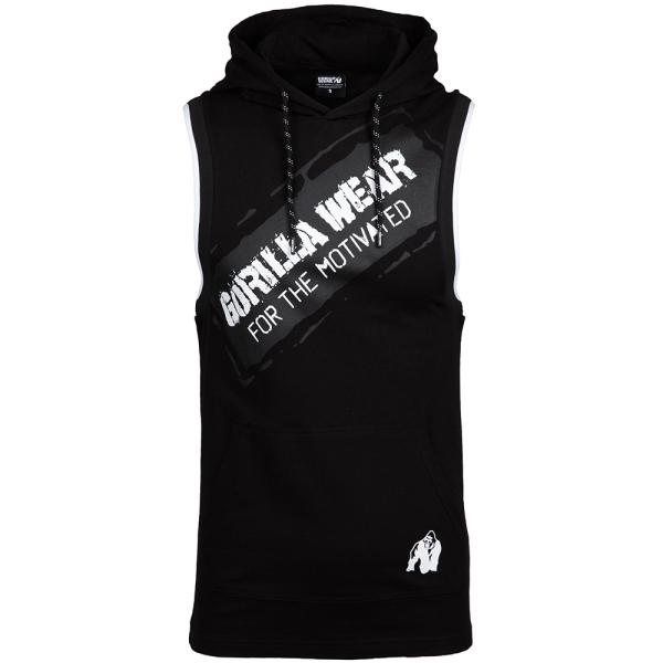 Loretto Hooded Tank Top Black